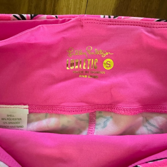 Lilly Pulitzer Mid Rise Legging “Purposefully Pink”, Sz S - Picture 3 of 5